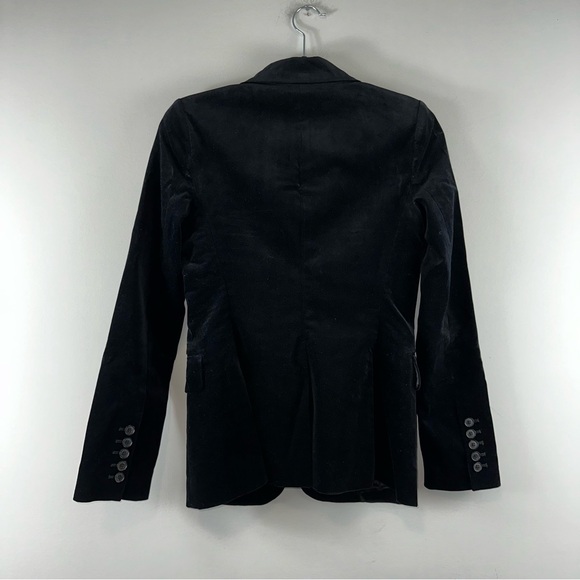 Nili Lotan x Goop Humphrey Velvet Blazer in Black Size 0 - Picture 7 of 9